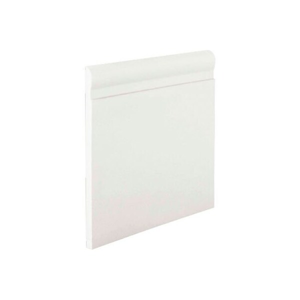 Roppe Pinnacle Plus 85 Series Rubber Wall Base 1-coil 4.25in x .250in x 60' White PC40854P170 - main